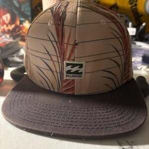 Billabong Palm Frond Camo Snapback Hat - One Size Adjustable